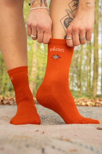 Ikarus Socks Ikarus Eye orange