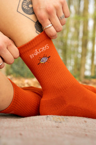 Ikarus Socks Ikarus Eye orange