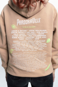 Parookaville Hoodie Line-Up 2024, beige