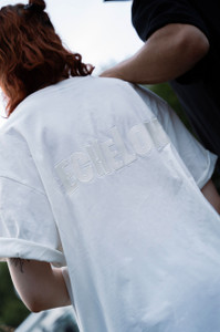 Echelon T-Shirt Ton in Ton off-white Limited Edition