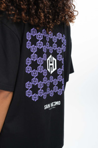 San Hejmo T-Shirt Pattern Black