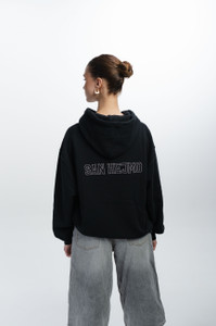 San Hejmo Hoodie Basic Black